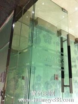 深圳福田上门安装维修玻璃自动门，地弹簧，指纹机