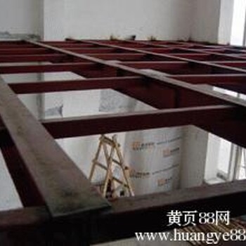 北京做阁楼搭建室内挑空钢结构二层隔层夹层楼板安装