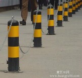 郑州路桩批发黑黄桩厂家路桩批发地埋路桩哪卖批发定制图片2