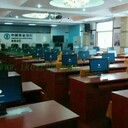 贵州显示器升降电脑桌六盘水政府会议办公桌盘县自动升降电脑桌